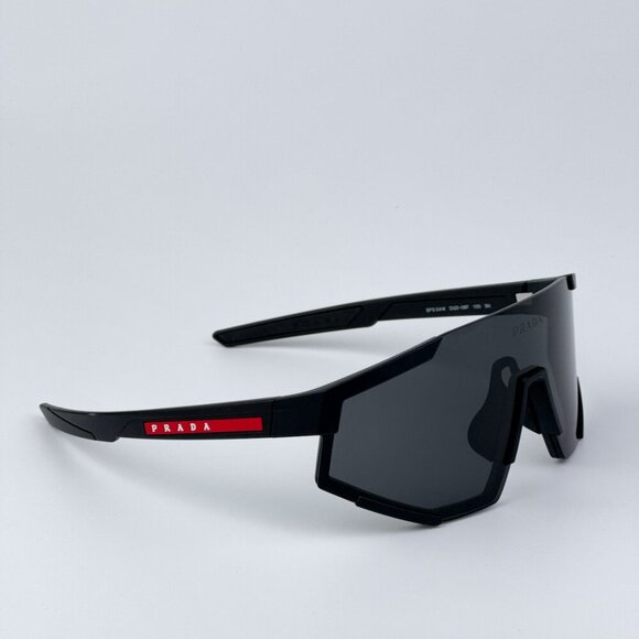Prada Linea Rossa PS04WS DG006F BRAND NEW Sunglasses Black Rubber Grey Unisex - Picture 6 of 11